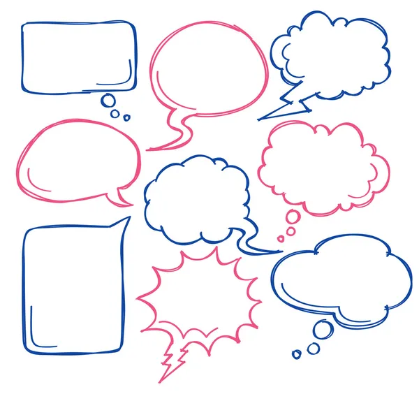 Comic bubble speech — Stock Vector