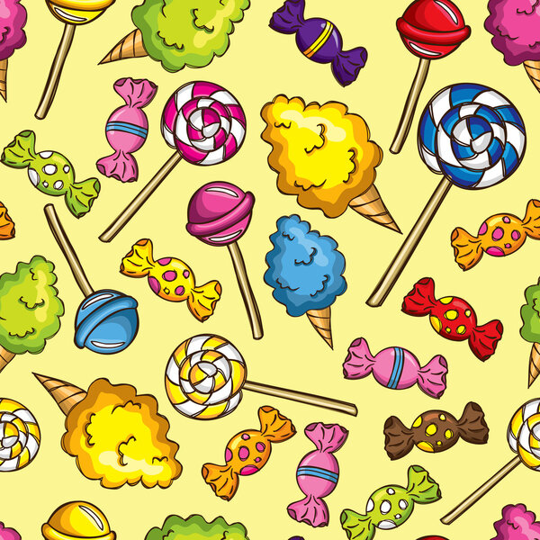 Colorful candy background