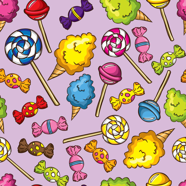 Colorful candy background