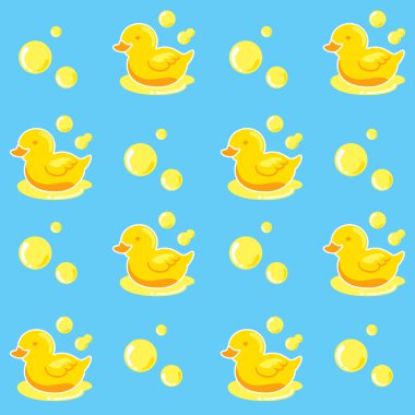 banyo oyuncakları seamless modeli