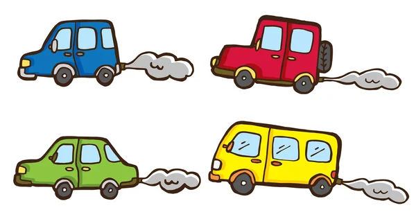 Mignon voiture doodle — Image vectorielle