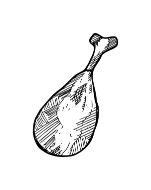 el çekilmiş tavuk budu