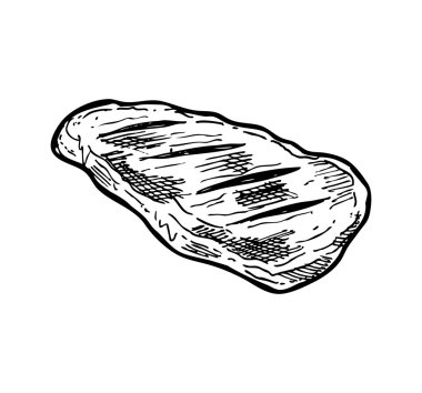 doodle tarzı çiğ et