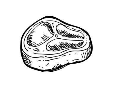 doodle tarzı çiğ et