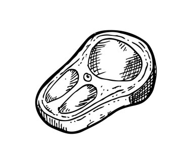 doodle tarzı çiğ et