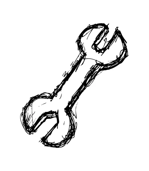 Шорсткий ключі — стоковий вектор