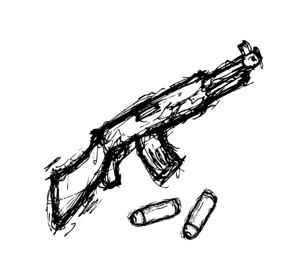 Grunge arme — Image vectorielle