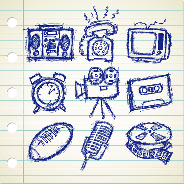 Набор обрывочных старинных вещей икона
