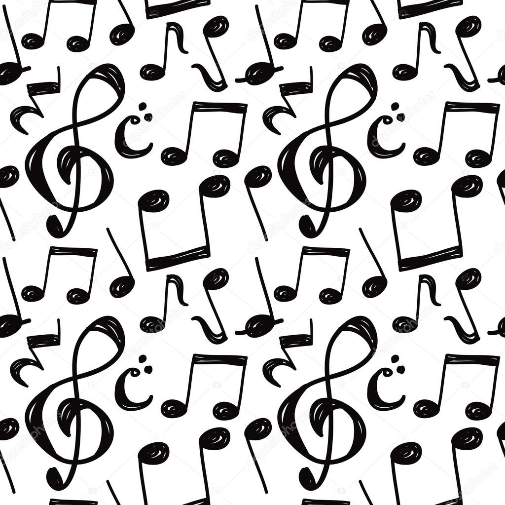 Music note background