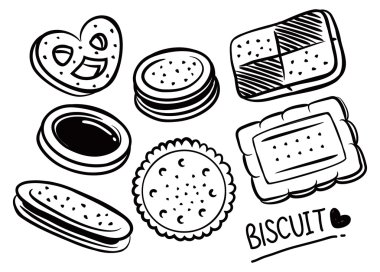 Bisküvi doodle kümesi