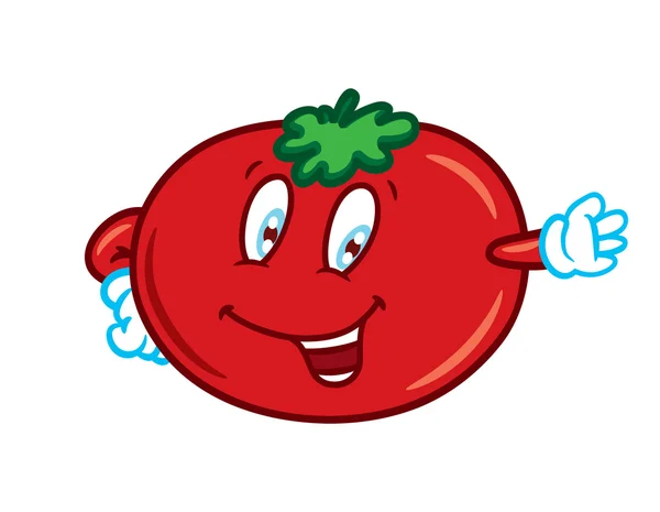 Cartoon tomate — Image vectorielle