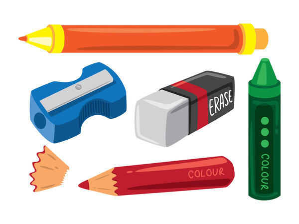 Set of school equipment