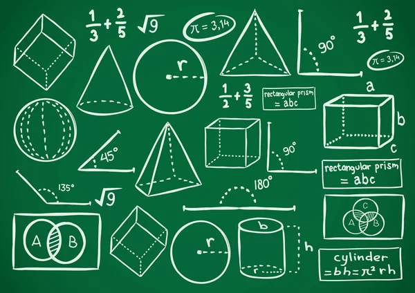 Math doodle — Stockvector