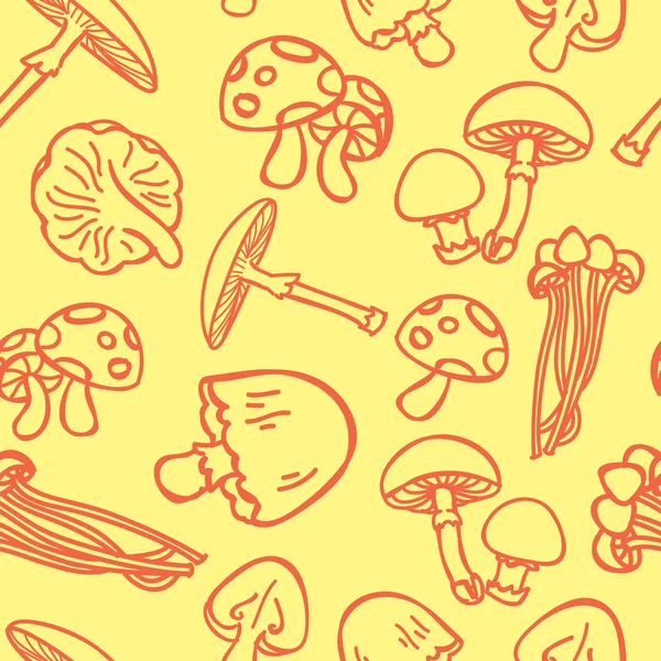 Fond champignon — Image vectorielle