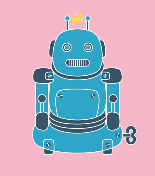 复古机器人 — 图库矢量图片