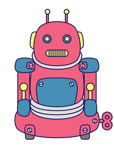 复古机器人 — 图库矢量图片