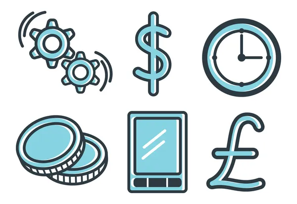 Icono del tema de negocios — Vector de stock