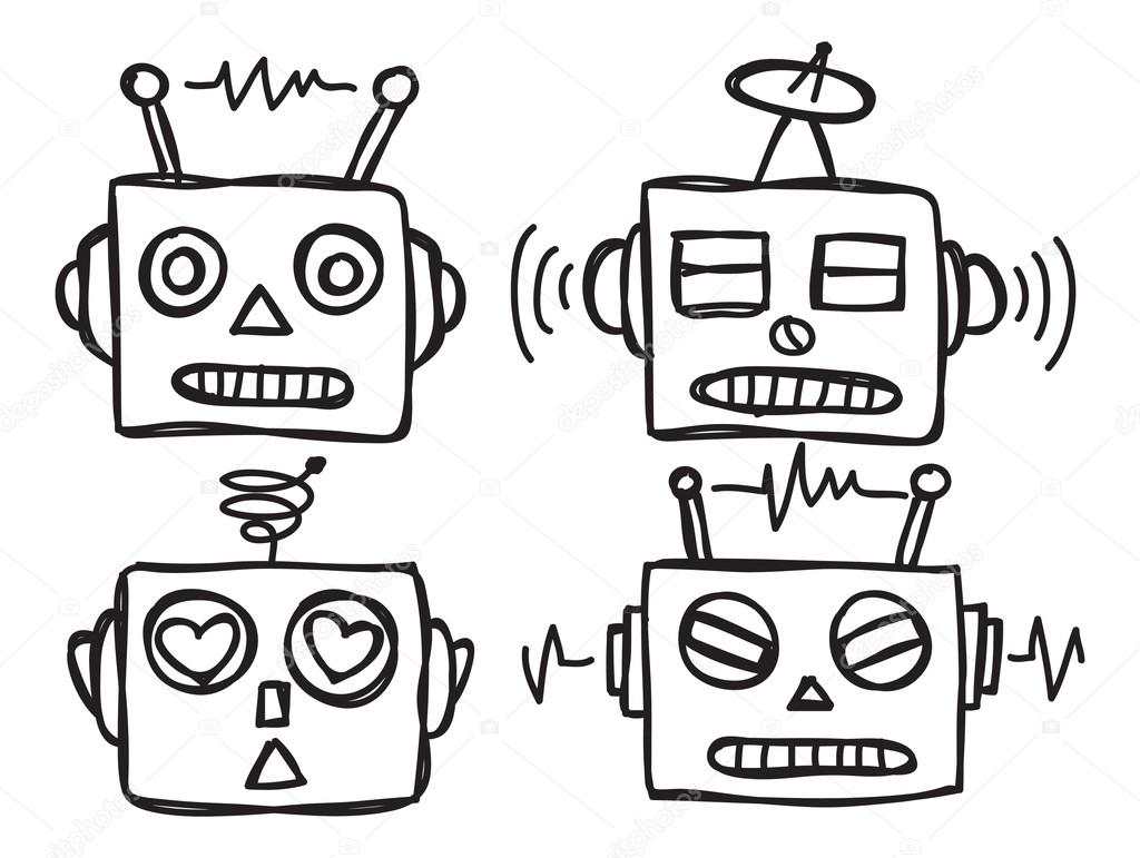 Cute robot face Stock Vector Image by ©mhatzapa #38228849 Cute robot face Stock Vector Image by ©mhatzapa #38228849