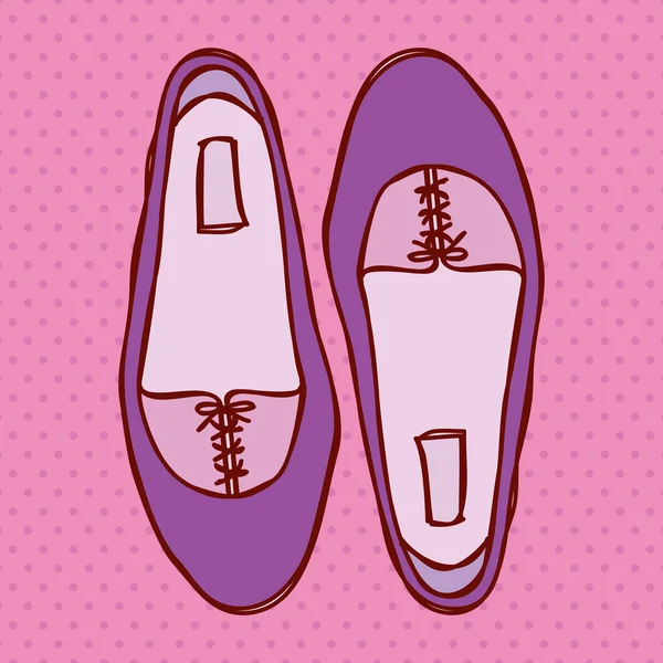 Vintage Schuhe — Stockvektor
