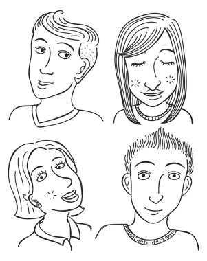 dizi karikatür face