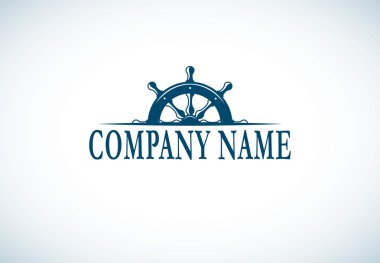 Anchor company logo template clipart