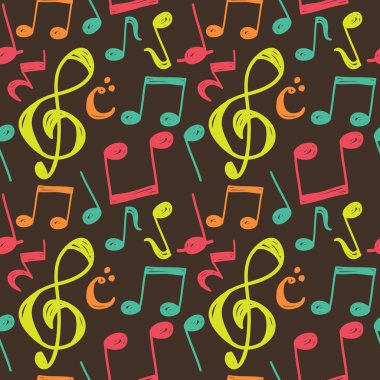 müzik Not arka planı