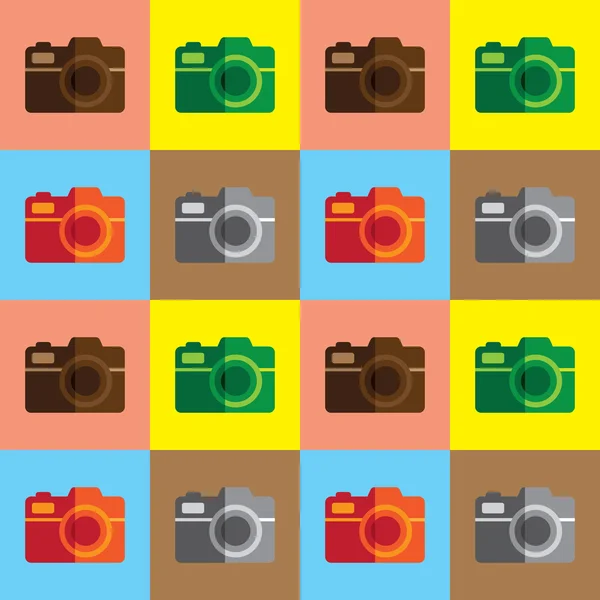 Vintage camera illustration — Stock Vector