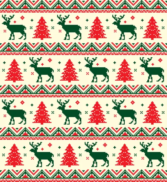 Pixel fundo de Natal —  Vetores de Stock