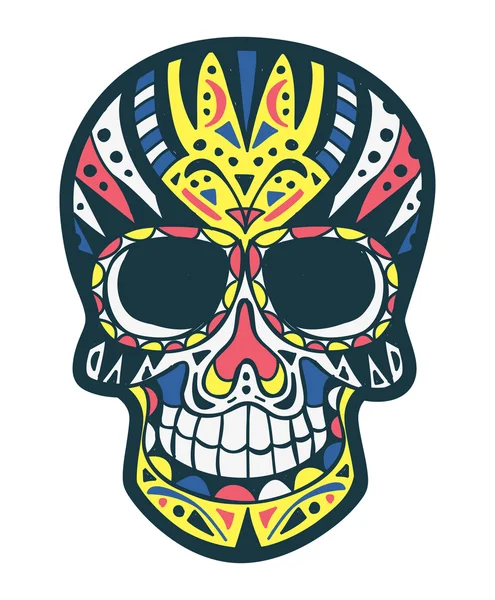 Sugar skull — Stock Vector