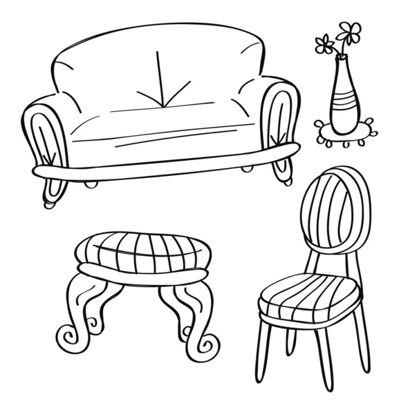 Simple cartoon furniture Stock Vector Image by ©mhatzapa 38686083