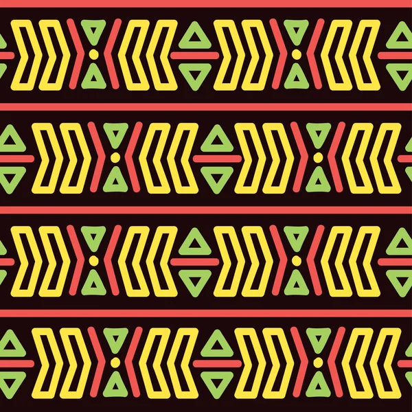 Patrón tribal abstracto — Vector de stock