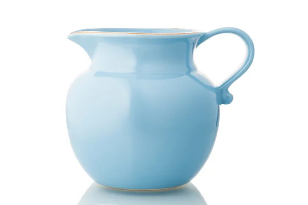 Niebieski ceramiczny dzban — Zdjęcie stockowe
