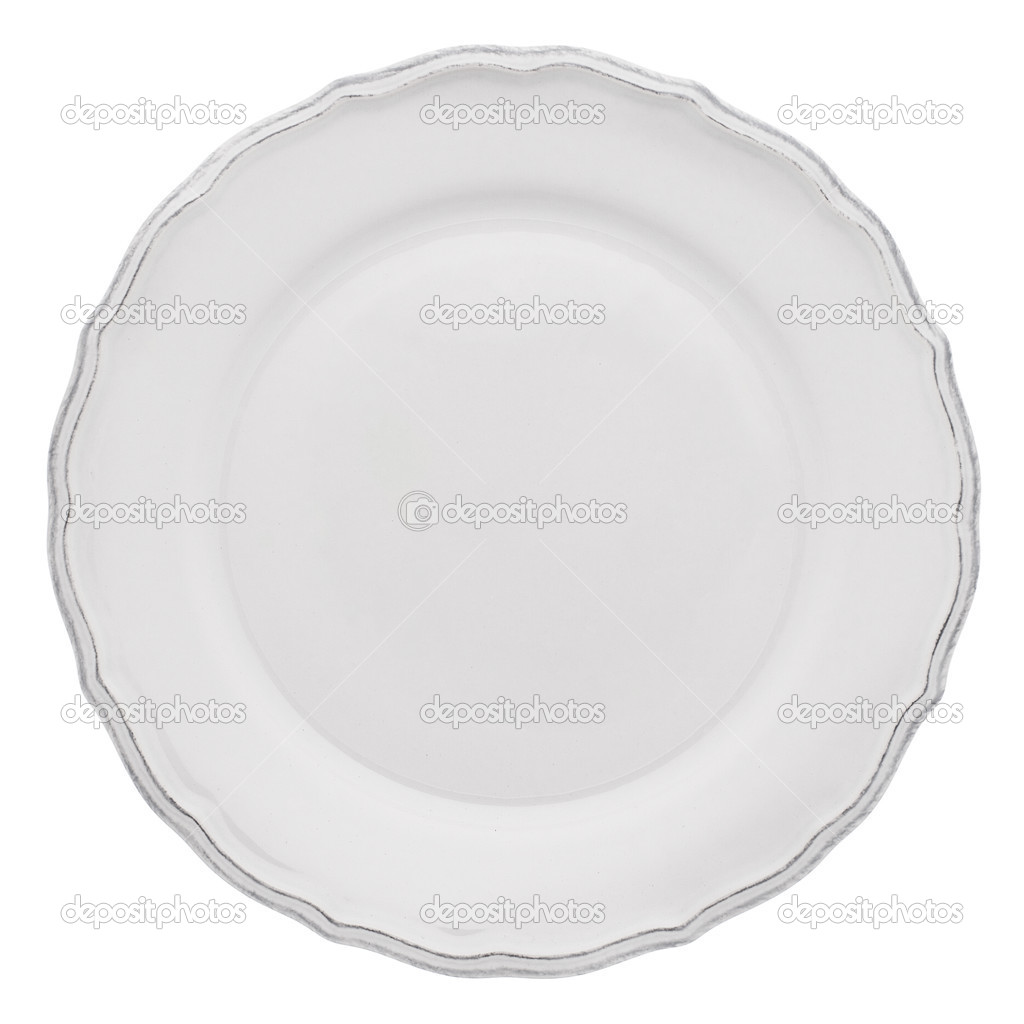 Empty dinner plate 