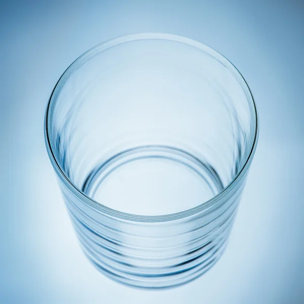 Empty glass background — Stock Photo, Image