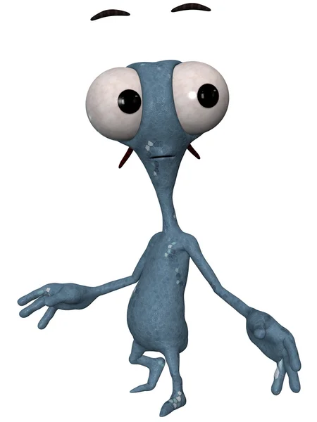 Alien Toon Figure — Stock Photo, Image