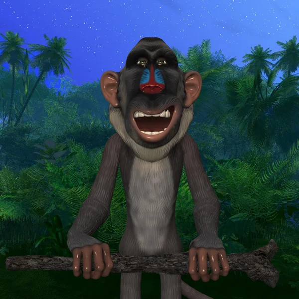 Toon Baboon — Stock Photo, Image