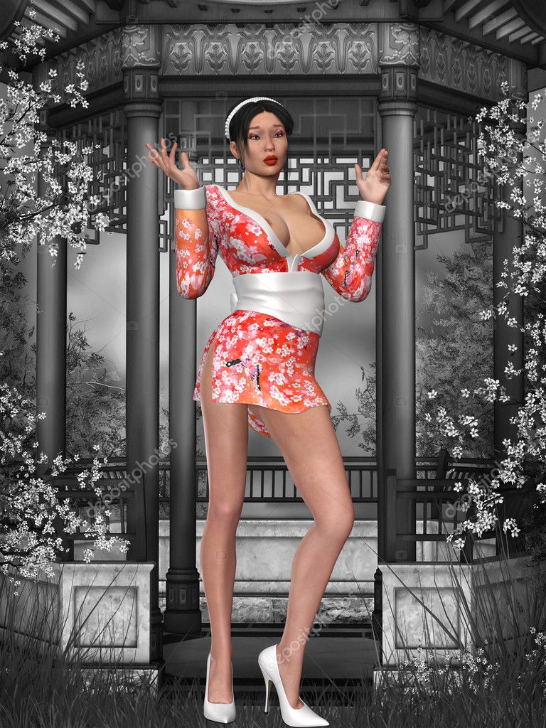 Sexy Geisha Stock Photo by ©Digitalstudio 46663131