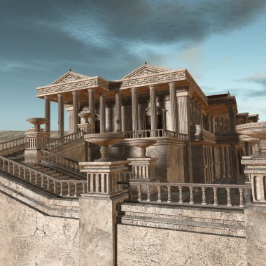 Olympia - Yunan fantasy arka plan