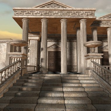 Olympia - Yunan fantasy arka plan