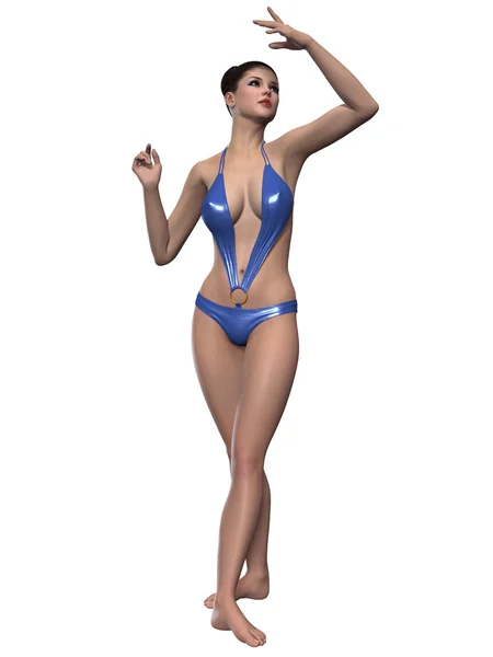 Woman posing in sexy swimwear — Stock Photo, Image