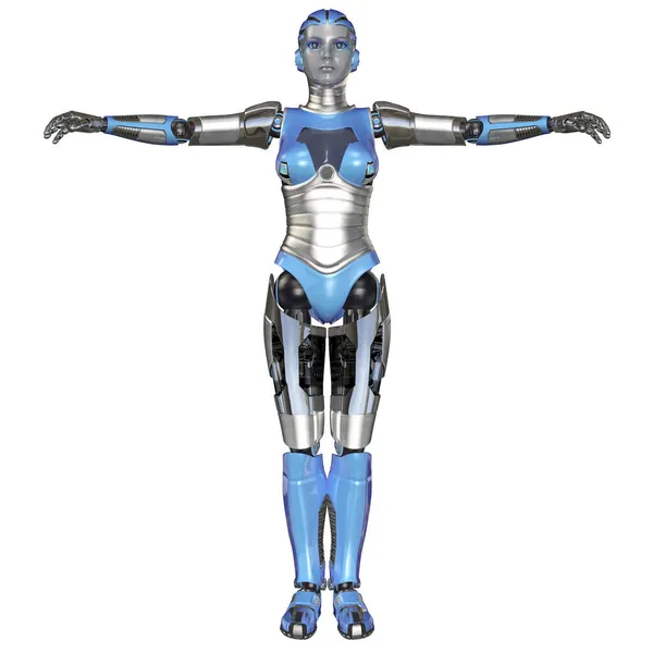 Illustration Female Robot — Stock Photo, Image