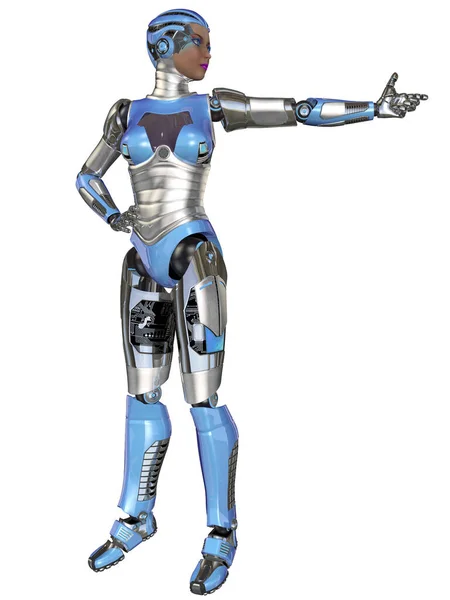 Illustration Female Robot — Stock Photo, Image