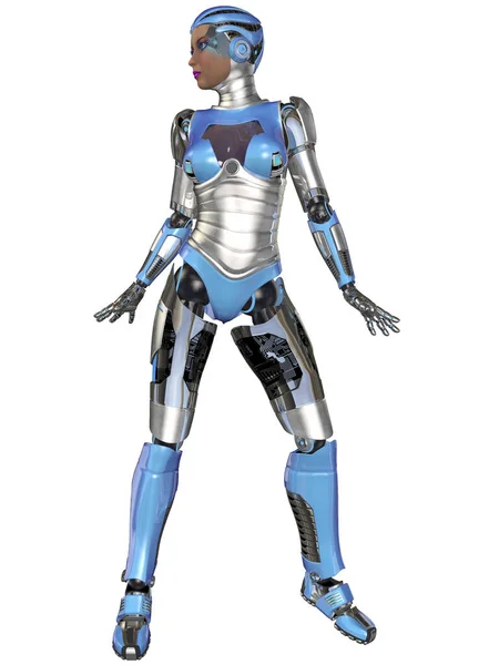 Illustration Female Robot — Stock Photo, Image