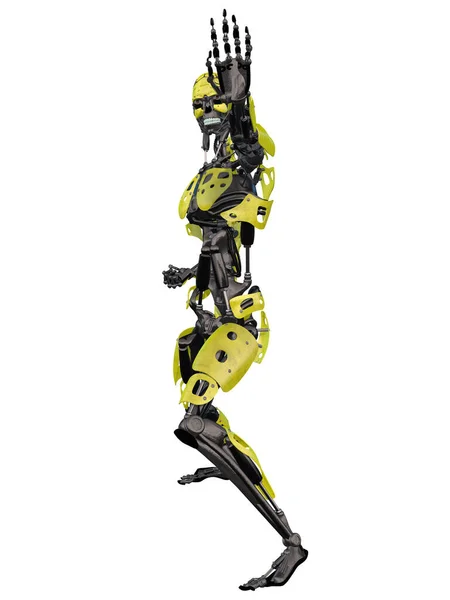 Bir Robotun Çizimi — Stok fotoğraf