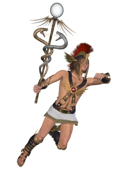 Illustration Man Roman Fantasy Uniform — Stock Photo, Image