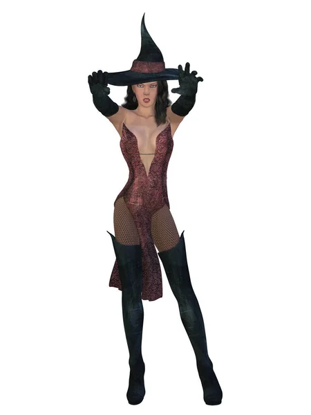 Illustration Sexy Witch — Stock Photo, Image