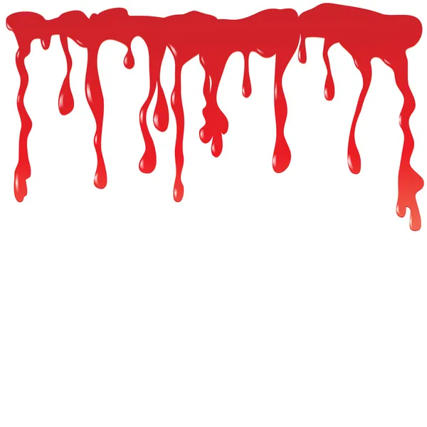 Blood dripping — Stock Vector