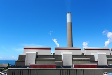kömür elektrik güç istasyonu ateş etti.