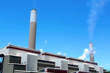 kömür elektrik güç istasyonu ateş etti.