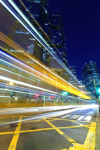 In het centrum van het verkeer — Stockfoto